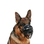 ジャーマンシェパード用耐寒のゴム引きの口輪