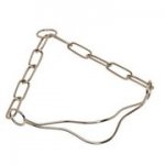 クロームメッキスチールのドッグ・ショー用チェーンカラー