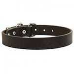 クラシックな本革犬用首輪 (30mm)