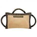 フレンチリネン・本革の犬用まくら型パッド