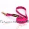 大型犬や中型犬用オシャレリード　ピンクのナイロン製