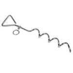 犬をつなぐらせんの杭