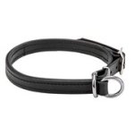 服従訓練用二枚の本革製チョークカラー