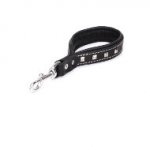 犬用本革製短引きリード