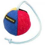 紐付きソフトな犬用ボール（１１ｃｍ）