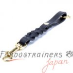 犬　ショートリード　革製　大型犬や中型犬用