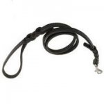 13mm三つ編み付き犬用本革リーシュ (ステンレススチール金具付き)