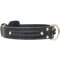 2 Ply Leather Decorated Dog Collar