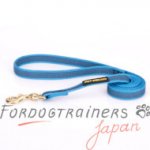 大型犬用リード　ナイロン製　青　180cm