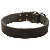 クラシックな本革犬用首輪 (40mm) クラシックな本革犬用首輪 (40mm)