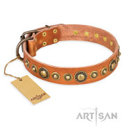 ‘Feast of Luxury’ FDT Artisanデザインのナチュラル糸のデザイナー首輪 ‘Feast of Luxury’ FDT Artisanデザインのナチュラル糸のデザイナー首輪