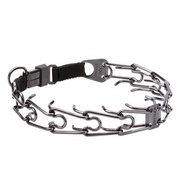 大型犬用バックル付きステンレススチール製のピンチカラー(4 mm) 大型犬用バックル付きステンレススチール製のピンチカラー(4 mm)