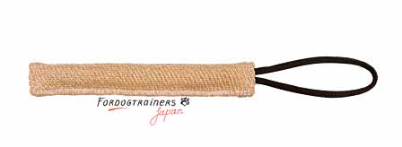 strong jute dog tug toy
