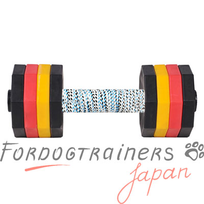 犬　スポーツ　ダンベル