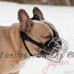 フレンチブルドッグ　口輪　バスケット型　ワイヤー製　柔らかい裏池付き！