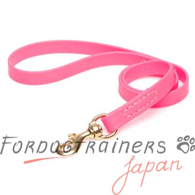大型犬　ビオタン リード　ピンク色　丈夫