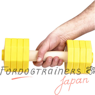 Schutzhund dumbbell 2kg yellow