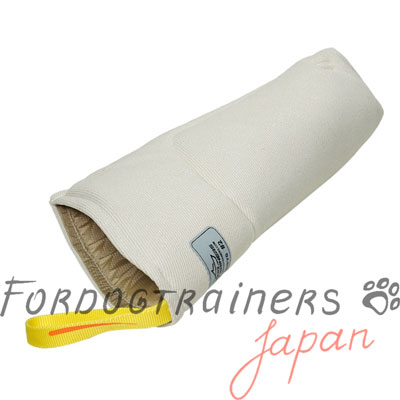 フレンチリネン製バイトタグ ハンドル付き 大型犬用噛む訓練に最適! フレンチリネン製バイトタグ ハンドル付き 大型犬用噛む訓練に最適!