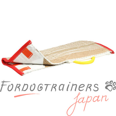 犬訓練　片袖カバー　丈夫なジュート製