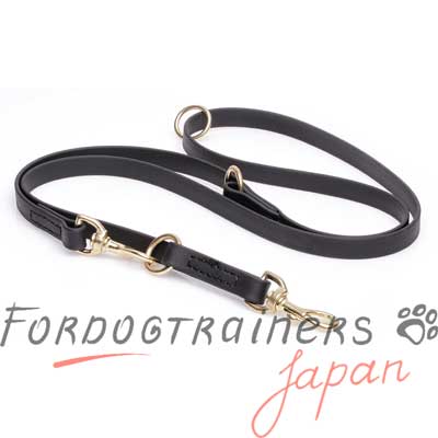犬　引き紐　ビオタン製　150cmと210cmの長さ　ハンズフリーの使い方可能