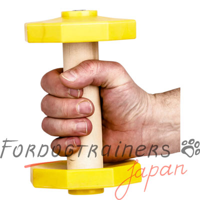 警察犬トレーニング用犬のダンベル　安全な材料製