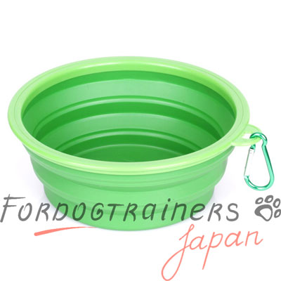 犬　携帯　ボウル　プラスチック製　大型犬用