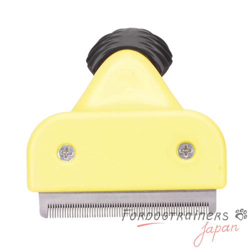 犬用ファーミネーター 黄色　6.５cm