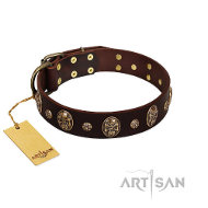 FDT ARTISAN ドクロ金具付犬用カラー FDT ARTISAN ドクロ金具付犬用カラー