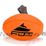 犬　ボール　遊びにピッタリ！オレンジ色ナイロン製　便利なハンドル付き